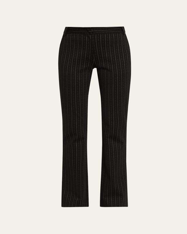 Mason Pinstripe Slim Straight Pants